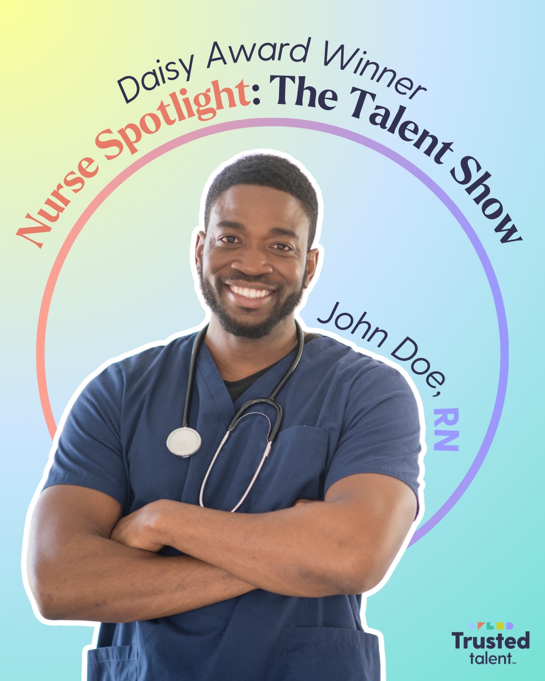 Nurse spotlight / social concept